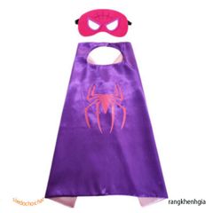 Bộ đồ choàng Siêu Nhân Ultraman kèm mặt nạ satin vải lụa cho bé trai, bé gái - Trang phục hóa trang siêu anh hùng cực chất