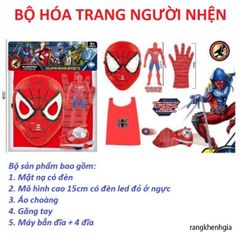 Bộ Đồ Chơi Nhập Vai Siêu Anh Hùng Avenger - Người Nhện, Khổng Lồ Xanh, Người Sắt, Đội Trưởng Mỹ - Phụ Kiện Vui Chơi Cho Trẻ Em
