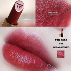 Son Tom Ford Satin Matte 80 Impassioned Màu Đỏ Nâu Cao Cấp - Son Môi Sang Trọng Cho Vẻ Đẹp Quyến Rũ, Chính Hãng