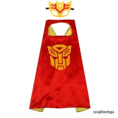 Bộ áo choàng Hải Tặc Đen Đỏ kèm mặt nạ satin cho bé trai bé gái - Trang phục hóa trang siêu anh hùng Marvel tuyệt đẹp