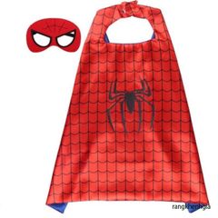 Bộ Trang Phục Halloween Trẻ Em - Áo Choàng Người Nhện Kèm Mặt Nạ Siêu Anh Hùng Cho Bé 2-7 Tuổi, Đồ Chơi Hóa Trang Thú Vị