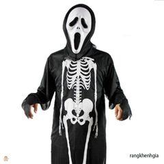 Mặt Nạ Halloween Đầu Skull Cho Trẻ Em - 11 Kiểu Kinh Dị và Hài Hước Cho Cosplay, Phụ Kiện Tiệc Tùng Rùng Rợn