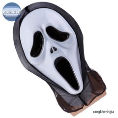 Mặt Nạ Halloween Ma Quái Ghost Face Hoeaden - Phụ Kiện Kinh Dị Cho Tiệc Tùng, Hóa Trang, Quà Tặng Độc Đáo