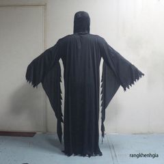 Mặt Nạ Hood Ma Đen Halloween Scream - Phụ Kiện Kinh Dị Độc Đáo Cho Hóa Trang và Tiệc Hóa Trang