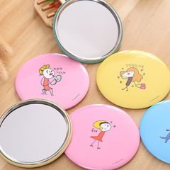 Gương Mini Đáng Yêu Nhập Khẩu - Kích Thước 6,5cm-7cm, Nhiều Hình Kute Mix Ngẫu Nhiên - Quà Tặng Xinh Xắn cho Fan Thời Trang
