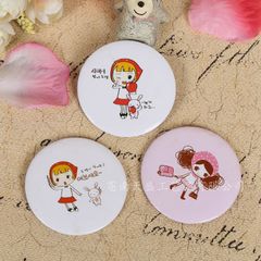 Gương Mini Đáng Yêu Nhập Khẩu - Kích Thước 6,5cm-7cm, Nhiều Hình Kute Mix Ngẫu Nhiên - Quà Tặng Xinh Xắn cho Fan Thời Trang
