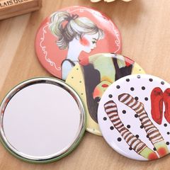 Gương Mini Cầm Tay Dễ Thương Hàn Quốc - Gương Bộ Sưu Tập Để Bỏ Túi 7cm - Món Quà Độc Đáo Cho Các Bạn Nữ