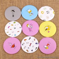 Gương Mini Cầm Tay Dễ Thương Hàn Quốc - Gương Bộ Sưu Tập Để Bỏ Túi 7cm - Món Quà Độc Đáo Cho Các Bạn Nữ