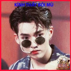 Kính Mát Gọng Tròn Retro UV400 Thời Trang Cho Nam Nữ - Kính Nobita Đối Với Thầy Bói Mù, Phụ Kiện Thời Thượng