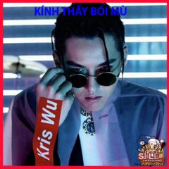 Kính Mát Gọng Tròn Retro UV400 Thời Trang Cho Nam Nữ - Kính Nobita Đối Với Thầy Bói Mù, Phụ Kiện Thời Thượng