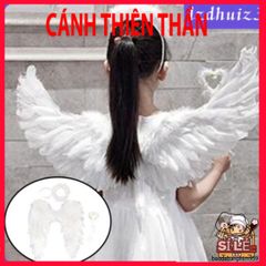 Cánh Thiên Thần Phát Sáng Dễ Thương Cho Trẻ Em - Phụ Kiện Halloween & Giáng Sinh, Kích Thước Đa Dạng, Đi Kèm Dây Buộc Tóc