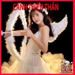 Bộ Cánh Thiên Thần Lông Vũ Trắng - Phụ Kiện Dễ Thương Cho Trẻ Em Và Người Lớn - Hoàn Hảo Cho Tiệc Hóa Trang và Lễ Hội