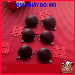 Kính Mắt Thầy Tướng Đen D182 - Kính Nobita Tròn Thời Trang, Phong Thủy, Phụ Kiện Độc Đáo Cho Người Yêu Thích Chất Liệu Thời Thượng