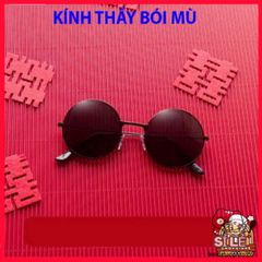 Kính Mắt Thầy Tướng Đen D182 - Kính Nobita Tròn Thời Trang, Phong Thủy, Phụ Kiện Độc Đáo Cho Người Yêu Thích Chất Liệu Thời Thượng