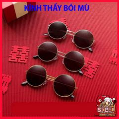 Kính Mắt Thầy Tướng Đen D182 - Kính Nobita Tròn Thời Trang, Phong Thủy, Phụ Kiện Độc Đáo Cho Người Yêu Thích Chất Liệu Thời Thượng