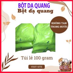 Bột Dạ Quang Xanh Lá 100 Gram - Phát Sáng Huỳnh Quang Ứng Dụng An Toàn Đường Đi, Nghệ Thuật và Công Nghiệp