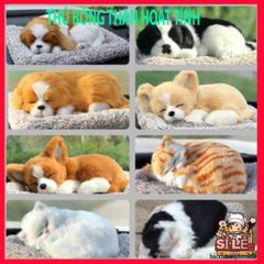 Thú Nhồi Bông Lõi Than Hoạt Tính Kháng Mùi - Phụ Kiện Trang Trí Taplo Xe Hơi & Bàn Làm Việc Khử Mùi, Lọc Không Khí