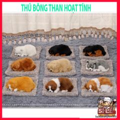 Thú Nhồi Bông Lõi Than Hoạt Tính Kháng Mùi - Phụ Kiện Trang Trí Taplo Xe Hơi & Bàn Làm Việc Khử Mùi, Lọc Không Khí