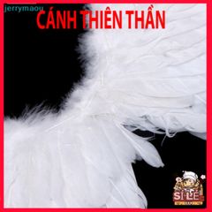 Cánh Lông Vũ Trắng Dễ Thương Cho Bé - Phụ Kiện Hóa Trang Sinh Nhật, Lễ Hội, Giáng Sinh - Đồ Chơi Đáng Yêu Biến Hóa Thành Thiên Thần