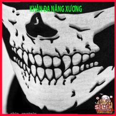 Khẩu Trang Đầu Lâu Đa Năng - Khăn Phượt Chống Nắng Vải Lanh Thoáng Mát, Phong Cách Thời Trang Cho Các Hoạt Động Ngoài Trời