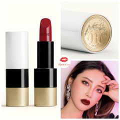 Son Hermes Mau 85 Rouge H Đỏ Mận Chính Hãng - Chất Son Mượt Mà, Thiết Kế Sang Trọng, Giúp Phái Đẹp Tự Tin và Quyến Rũ