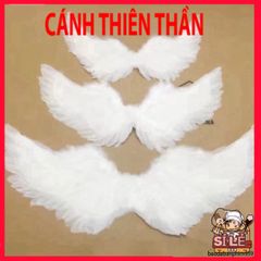 Cánh Cụp Cưng Cosplay Halloween - Phụ Kiện Lễ Hội Lông Vũ Độc Đáo Cho Người Lớn & Trẻ Em - Trắng/Đen/Đỏ/Hồng