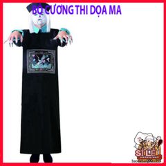 Bộ trang phục hóa trang Halloween Zombie cho người lớn - Phụ kiện dọa ma hoàn hảo cho tiệc Halloween