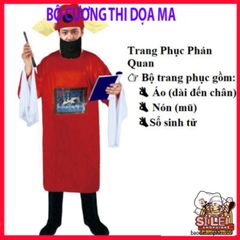 Bộ trang phục hóa trang Halloween Zombie cho người lớn - Phụ kiện dọa ma hoàn hảo cho tiệc Halloween