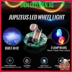 Đèn LED Gắn Nắp Van Bánh Xe - Chống Thấm Nước Trang Trí Phát Sáng Cho Ô Tô, Xe Máy, Xe Đạp - An Toàn Ban Đêm