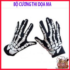 Bộ Trang Phục Ma Halloween Khung Xương - Mặt Nạ và Găng Tay Xương cho Bữa Tiệc - Hóa Trang Dành Cho Trẻ Em và Thanh Thiếu Niên