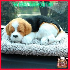 Thú Bông Ô Tô Than Hoạt Tính - Khử Mùi và Lọc Khí, Phụ Kiện Dễ Thương cho Bảng Taplo Xe Hơi, Dành Cho Chó Mèo.