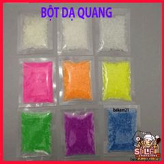 Bột Huỳnh Quang Phát Sáng 10g - Màu Sắc Đa Dạng, Thân Thiện Với Môi Trường, Phù Hợp Cho Nghệ Thuật Body Painting & Trang Trí