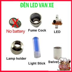 Bộ Đèn LED Neon Phát Sáng Gắn Van Bánh Xe Đạp/Xe Máy/Xe Hơi - Phụ Kiện An Toàn và Thời Trang Cho Phương Tiện Di Chuyển