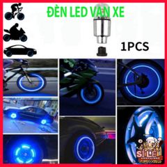Bộ 2 Đèn LED Gắn Nắp Van Bánh Xe Hơi/Xe Máy - Đèn Phát Sáng Chống Nước và Bền Bỉ, An Toàn Khi Lái Xe Ban Đêm