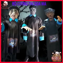 Bộ Trang Phục Xác Sống Halloween - Đồ Hóa Trang Độc Đáo Cho Nam, Thoải Mái Với Chất Liệu Cotton, Phù Hợp Mọi Kích Cỡ
