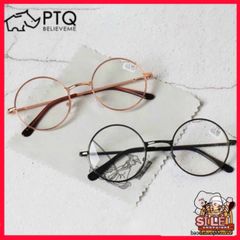 Gọng Kính Thời Trang Nobita Tròn Kim Khí - Kính Chụp Ảnh Tươi Sáng, Phong Cách Cổ Điển Hiện Đại, Nổi Bật và Độc Đáo
