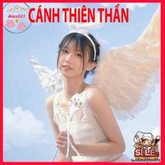 Cánh Ma Quái Cosplay Đen Trắng 160x90CM - Bộ Cánh Lông Vũ Sang Trọng Dành Cho Halloween và Các Bữa Tiệc Hóa Trang