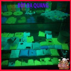 Bột Dạ Quang 50g Phát Sáng - Nguyên Liệu Handmade Tô Điểm Độc Đáo, Sáng Lung Linh Trong Bóng Tối
