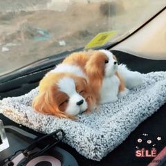 Kính Chào Chó Cảnh Than Hoạt Tính - Thú Nhồi Bông Trang Trí Ô Tô Dễ Thương Khử Mùi Hôi, Phụ Kiện Ô Tô Độc Đáo