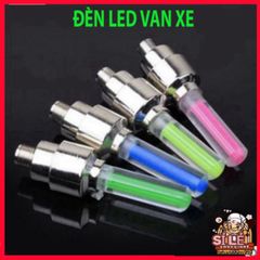 Bộ 2 đèn LED gắn chân van xe đạp chống nước - Đèn phát sáng an toàn cho xe đạp khi đi đêm, phụ kiện thể thao tiện lợi.