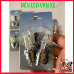 Bộ 2 đèn LED gắn chân van xe đạp chống nước - Đèn phát sáng an toàn cho xe đạp khi đi đêm, phụ kiện thể thao tiện lợi.