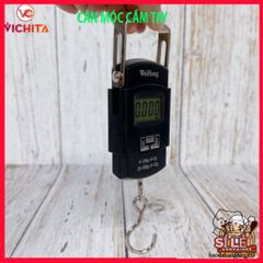 Cân Móc Treo Xách Tay WeiHeng 50kg - Thiết Kế Gọn Nhẹ, Tự Động Chốt Số, Tặng 2 Pin AAA - Công Cụ Cân Tại Chợ Tiện Lợi