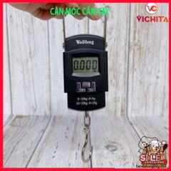 Cân Móc Treo Xách Tay WeiHeng 50kg - Thiết Kế Gọn Nhẹ, Tự Động Chốt Số, Tặng 2 Pin AAA - Công Cụ Cân Tại Chợ Tiện Lợi