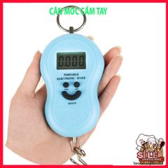 Cân Điện Tử Mini Móc Treo Hình Mặt Cười 40KG - Cân Chính Xác Với Màn Hình LCD, Tiện Dụng Cho Gia Đình, Dùng Pin AAA