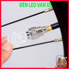 Bộ 2 Nắp Van Bánh Xe LED Đầu Lâu Phát Sáng - Đèn Lốp Xe Hơi, Xe Máy, Xe Đạp An Toàn, Nổi Bật Ban Đêm