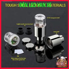 Bộ 2 Đèn LED Nhiều Màu Sắc cho Van Xe Đạp và Xe Máy - Hiệu Ứng Ánh Sáng Tự Động, Chống Nước Chất Lượng Cao