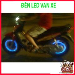 Đèn LED Gắn Van Cho Xe Đạp & Xe Máy - Phụ Kiện Sáng Tạo Tăng Cường An Toàn, Nhiều Màu Sắc Ấn Tượng cho Mọi Chuyến Đi
