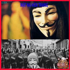 Mặt nạ V cho Vendetta - Phụ Kiện Hóa Trang Halloween Biểu Tượng Phong Trào Phản Kháng Cho Người Lớn