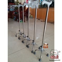 Gậy Chống 3-4 Chân B-933 Cho Người Già, Thiết Kế Vững Chãi và Điều Chỉnh Chiều Cao - Hỗ Trợ Đi Lại An Toàn, Thoải Mái