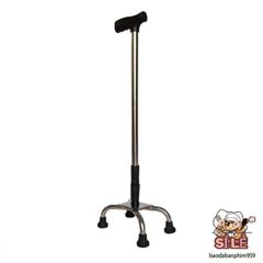 Gậy Chống 3-4 Chân B-933 Cho Người Già, Thiết Kế Vững Chãi và Điều Chỉnh Chiều Cao - Hỗ Trợ Đi Lại An Toàn, Thoải Mái